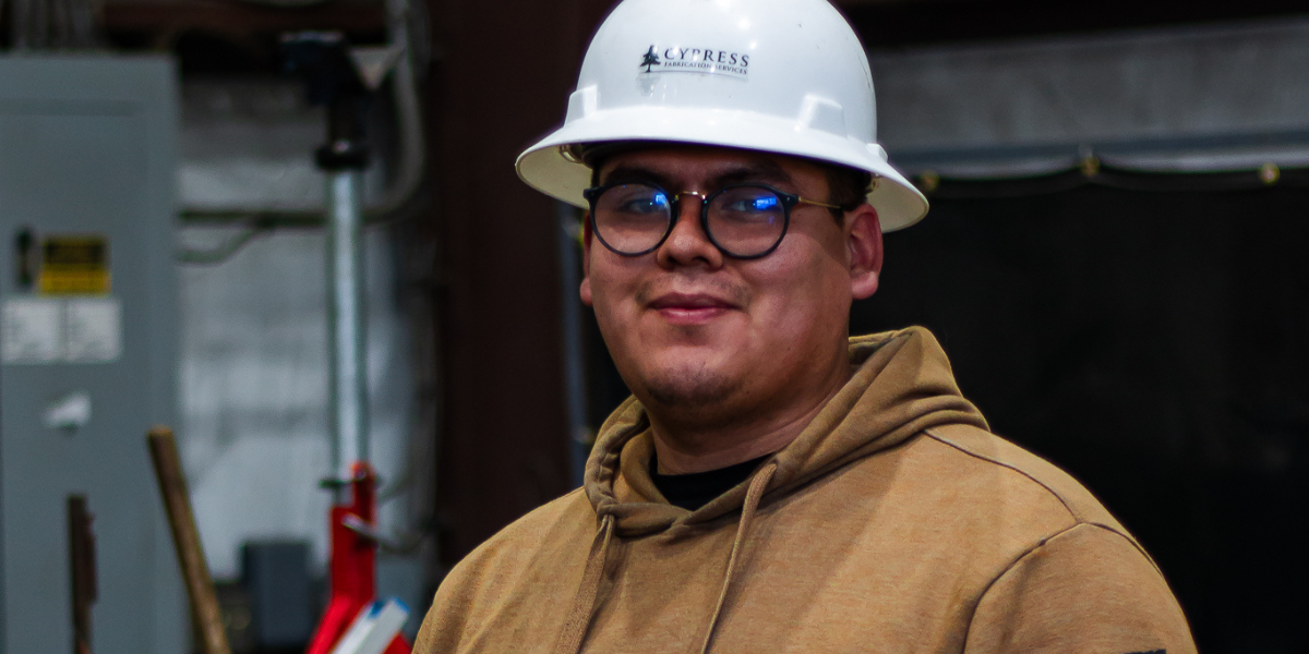 Employee Spotlight Julio Cibrian, QA/QC Tech Cypress Fabrication